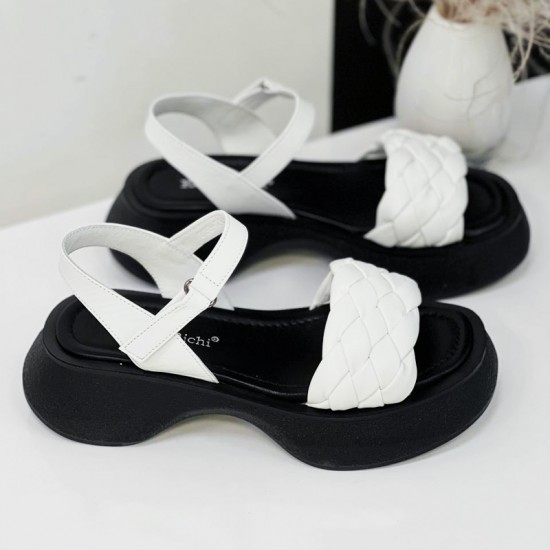 Купить женские босоножки из кожи 338-260