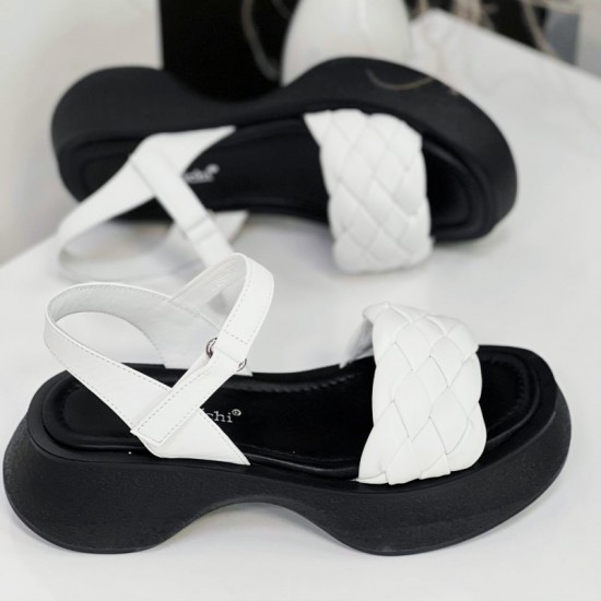 Купить женские босоножки из кожи 338-260