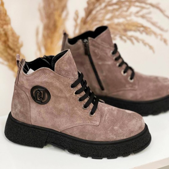 Женские кожаные полуботинки 0010-104S