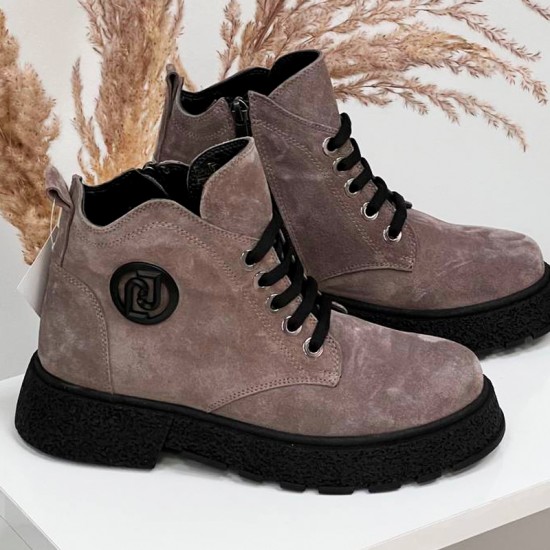 Женские кожаные полуботинки 0010-104S