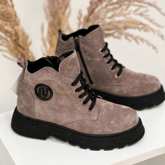 Женские кожаные полуботинки 0010-104S