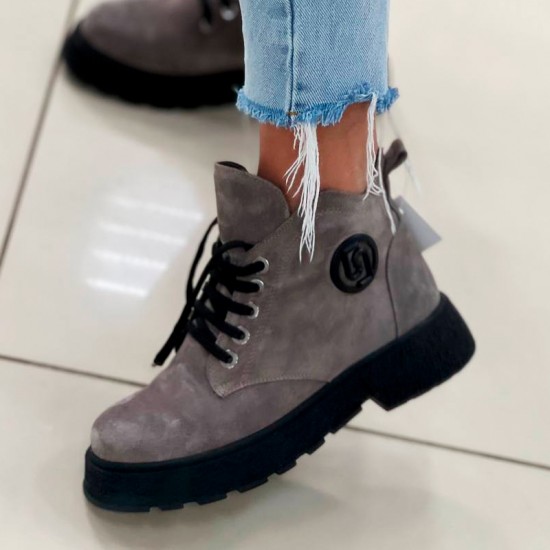 Женские кожаные полуботинки 0010-104S