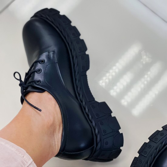 Купить кожаные полуботинки 012-401