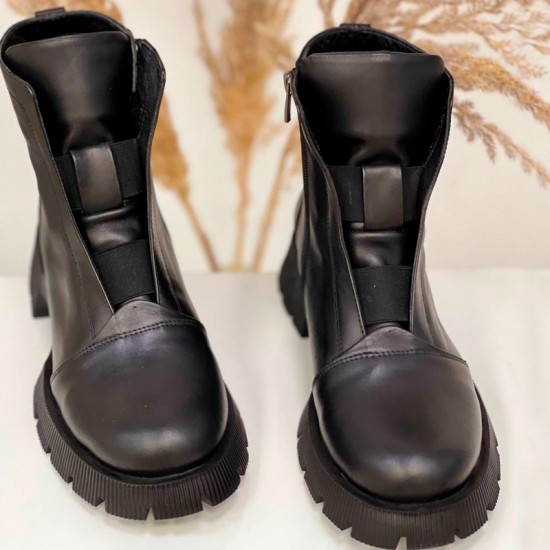 Женские ботинки из кожи 013-4228