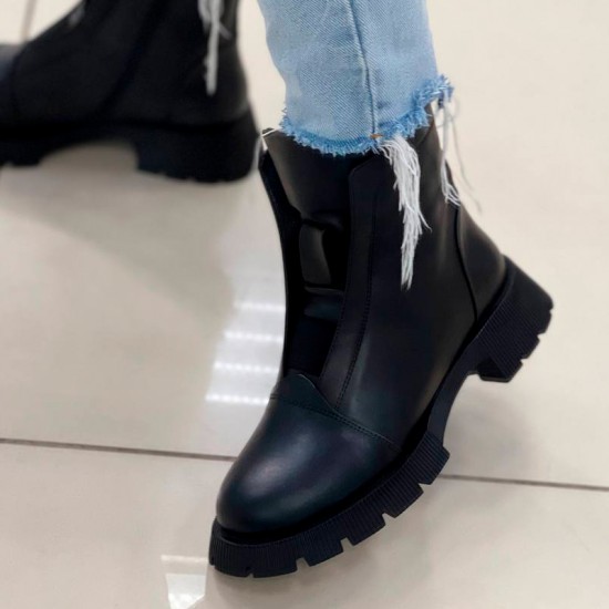 Женские ботинки из кожи 013-4228