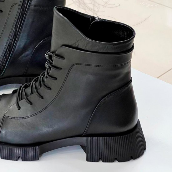 Женская ботинки из кожи 094-5128