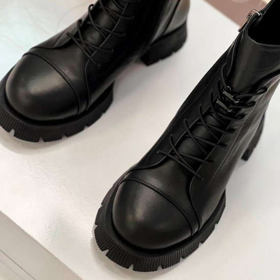 Женская ботинки из кожи 094-5128