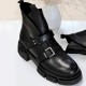 Женская ботинки из кожи 097-1783
