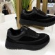 Женские кожаные кроссовки 10862-Black