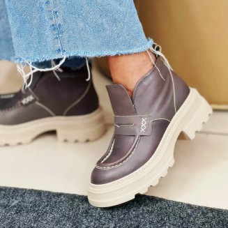 Полуботинки 22100-1-Grey