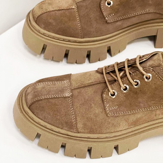 Купить кожаные полуботинки 28607-Beige