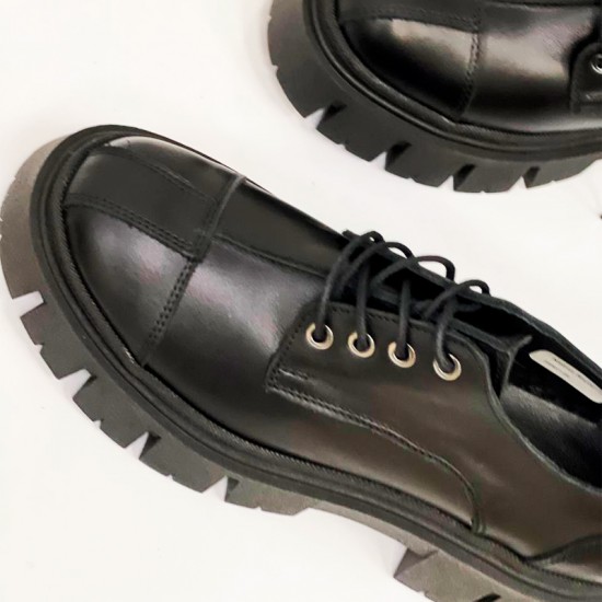 Купить кожаные полуботинки 28607-Black