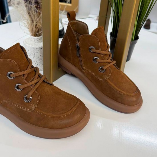 Женские полуботинки AW26-56-056-Brown