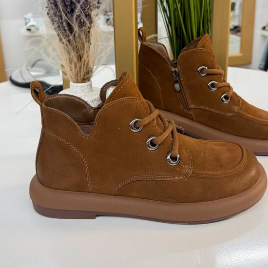Женские полуботинки AW26-56-056-Brown