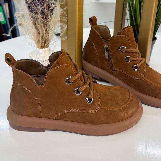 Женские полуботинки AW26-56-056-Brown