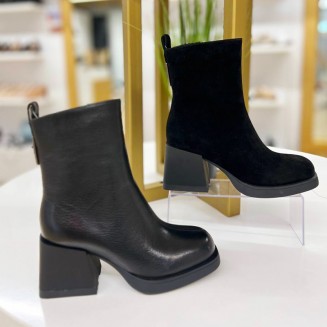 Ботинки F1616R-MLN1-2 (гладкая кожа)