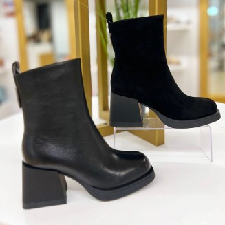 Ботинки F1616R-MLN1-2 (гладкая кожа)