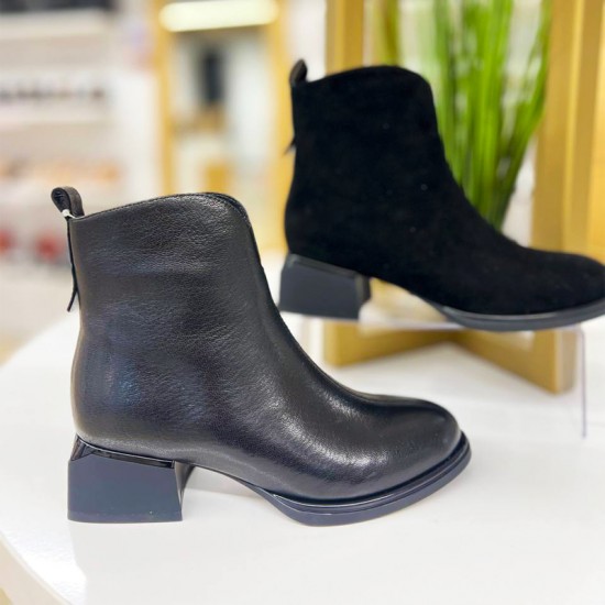 Женские ботинки F1616R-YF100-2 (гладкая кожа)