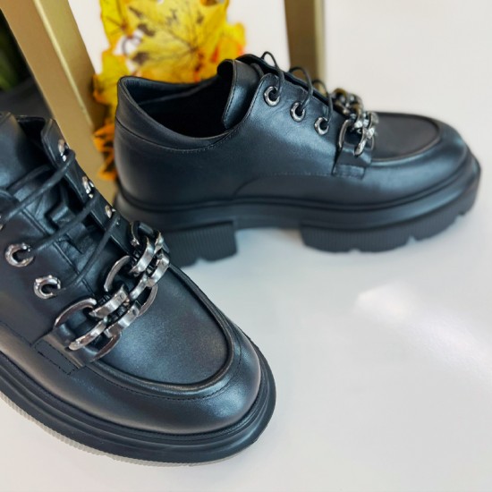 Купить кожаные полуботинки K-207