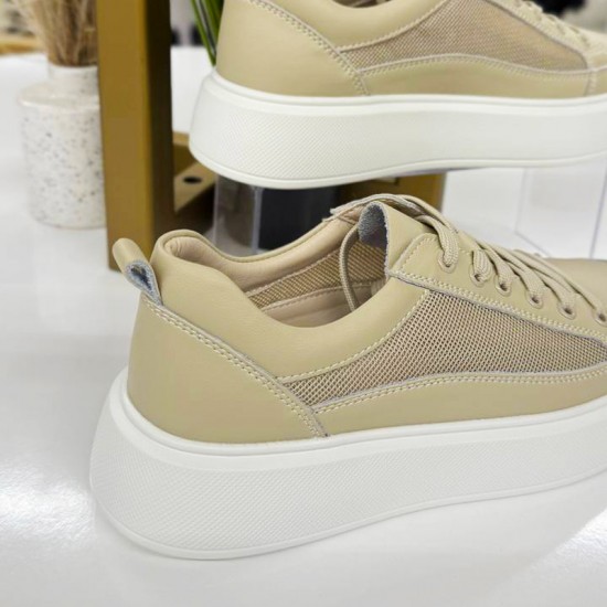 Женские кожаные Кроссовки E1007 с доставкой по РБ