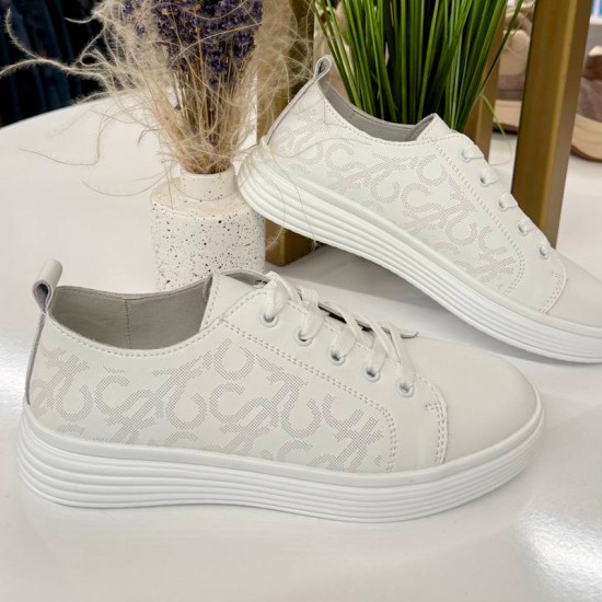 Женские кожаные кроссовки L8-25202-1 с доставкой по РБ