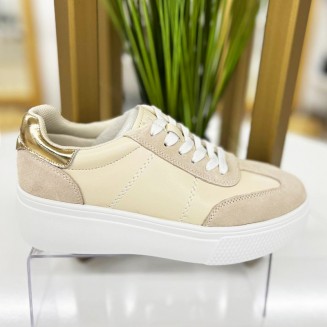 Кроссовки LO-019-Beige