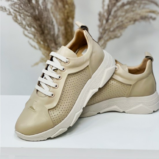 Женские кожаные кроссовки SC-628-2 с доставкой по РБ