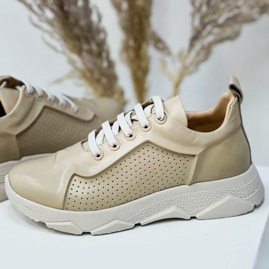 Женские кожаные кроссовки SC-628-2 с доставкой по РБ