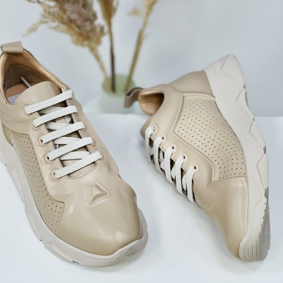 Женские кожаные кроссовки SC-628-2 с доставкой по РБ