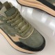Женские кожаные кроссовки SS26-56-065-Green с доставкой по РБ
