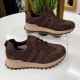 Женские кожаные Кроссовки SS26-56-Brown с доставкой по РБ