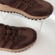 Женские кожаные Кроссовки SS26-56-Brown с доставкой по РБ