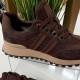 Женские кожаные Кроссовки SS26-56-Brown с доставкой по РБ
