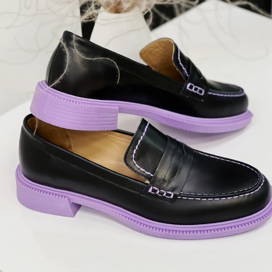 Купить женские лоферы 0791-421-Black