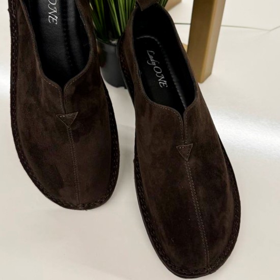 Женские лоферы LA205-817-Brown