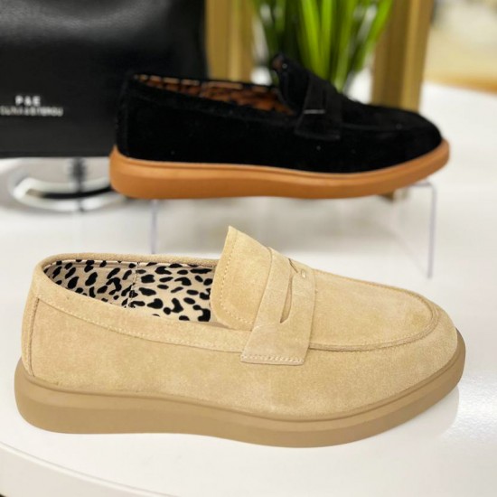 Женские лоферы PDJ104-Black