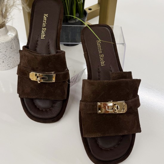 Пантолеты женские из кожи 29662-7