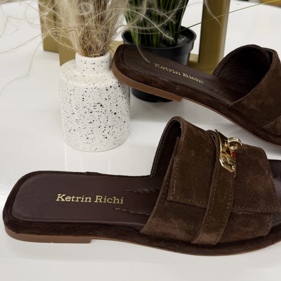 Пантолеты женские из кожи 29662-7