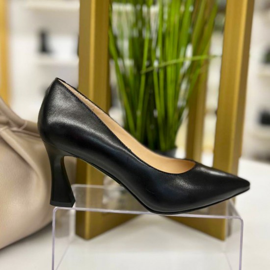 Купить туфли из кожи S1084-21-Black