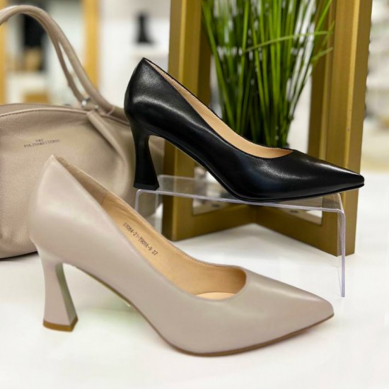 Купить туфли из кожи S1084-21-Black